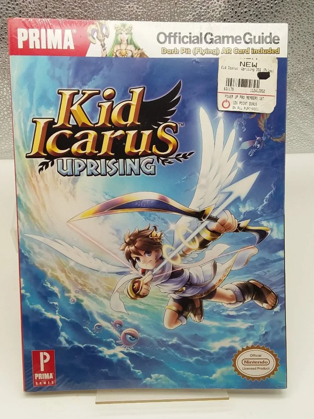 Kid Icarus Uprising Prima Official Game Guide 2012 New Sealed 3 Bonus Cards